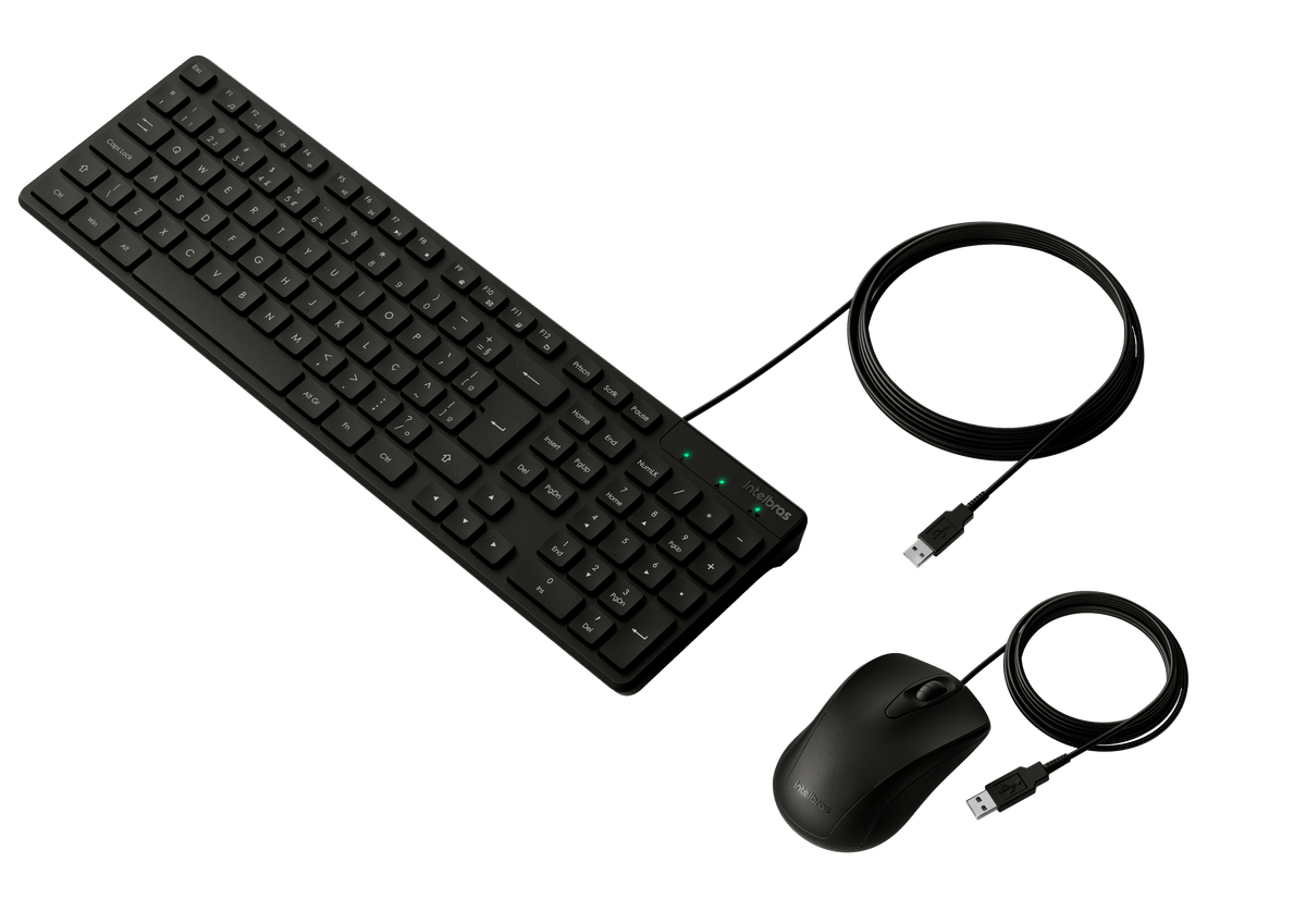 Kit Teclado E Mouse Com Fio Intelbras CCI20 - 4294100