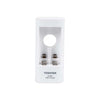 Carregador De Pilhas USB Toshiba C/ 4 Pilhas AA 2000Mah - TNHC-6GME4