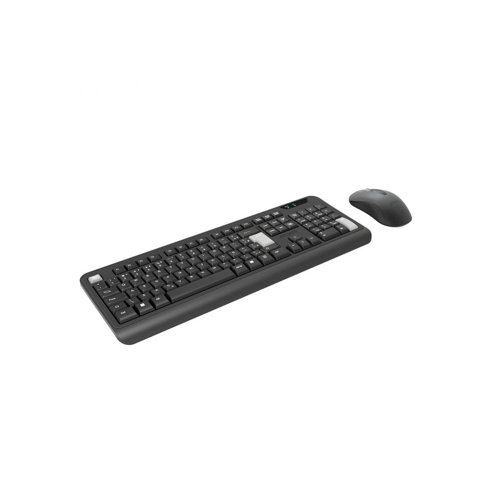 Kit Teclado E Mouse Sem Fio Comfort PCYes Preto / Cinza - PCOCWAB
