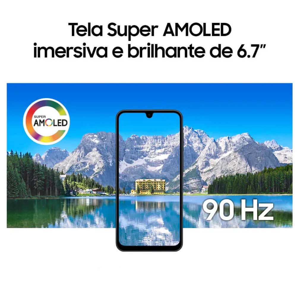 Smartphone Samsung Galaxy A17 4G 128Gb 4Gb Tela 6.7" Preto - SM-A175F/DS