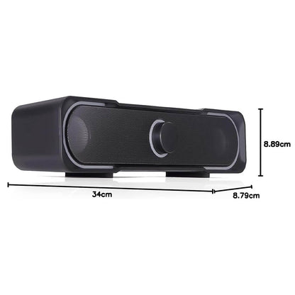 Caixa De Som Soundbar RGB Knup 2.0 USB - KP-RO803