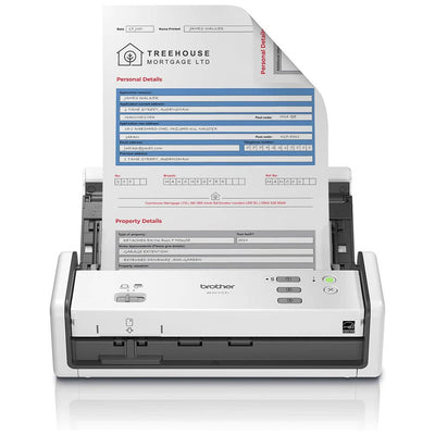 Scanner Portátil de Mesa Brother ADS-1300 Duplex Usb 30ppm - ADS1300