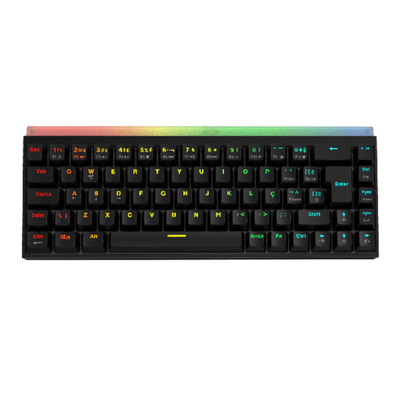 Teclado Gamer Mecanico PCYes Shiyan Black Vulcan 60% Switch Blue - TPSHBVBL