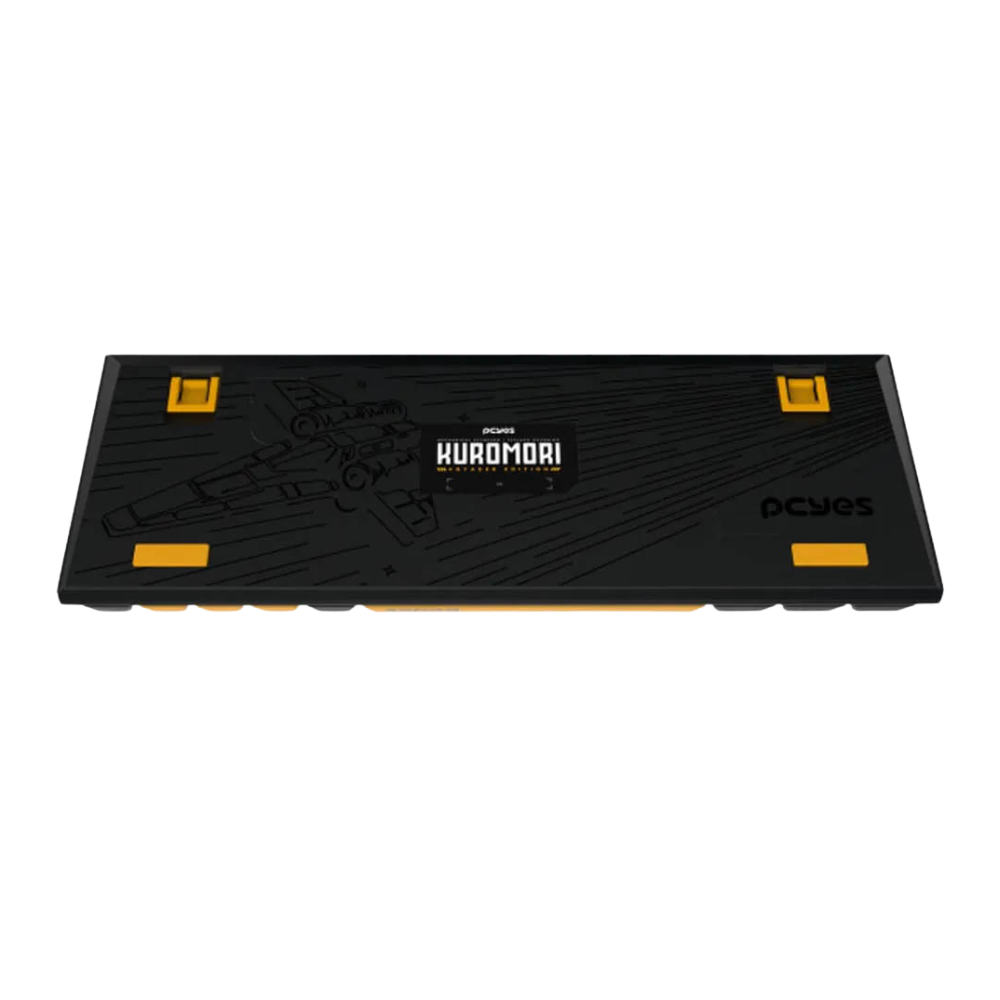 Teclado Gamer Mecanico PCYes 60% Usb A / Tipo C Switch Red Anti Ghost Kuromori Black Voyager Edition - KMVY60RD