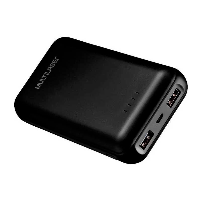 Carregador Portátil Power Bank Multilaser 20000Mah Polimero Concept 2 USB - CB144