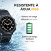 Relógio de Pulso SmartWatch aGold C/6 Pulseiras Tela Amoled Full Touch Ip68 1Gb - RL25