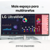 Monitor Led 29" LG UltraWide IPS Full HD 75Hz HDR10 Hdmi Displayport Prata - 29WK600-W