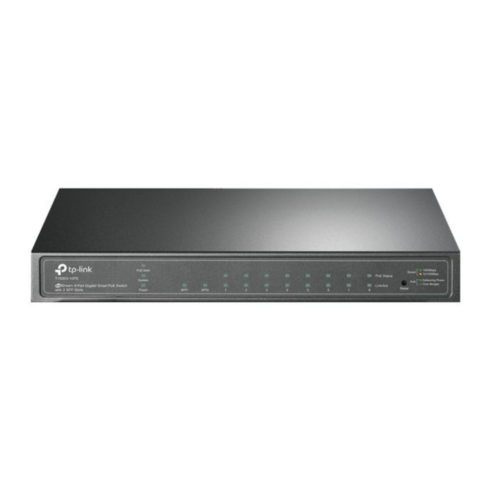 Switch Smart Gigabit Poe+ 8 Portas 10/100/1000 Mbps + 2 SFP Tp-Link - TL-SG2210P