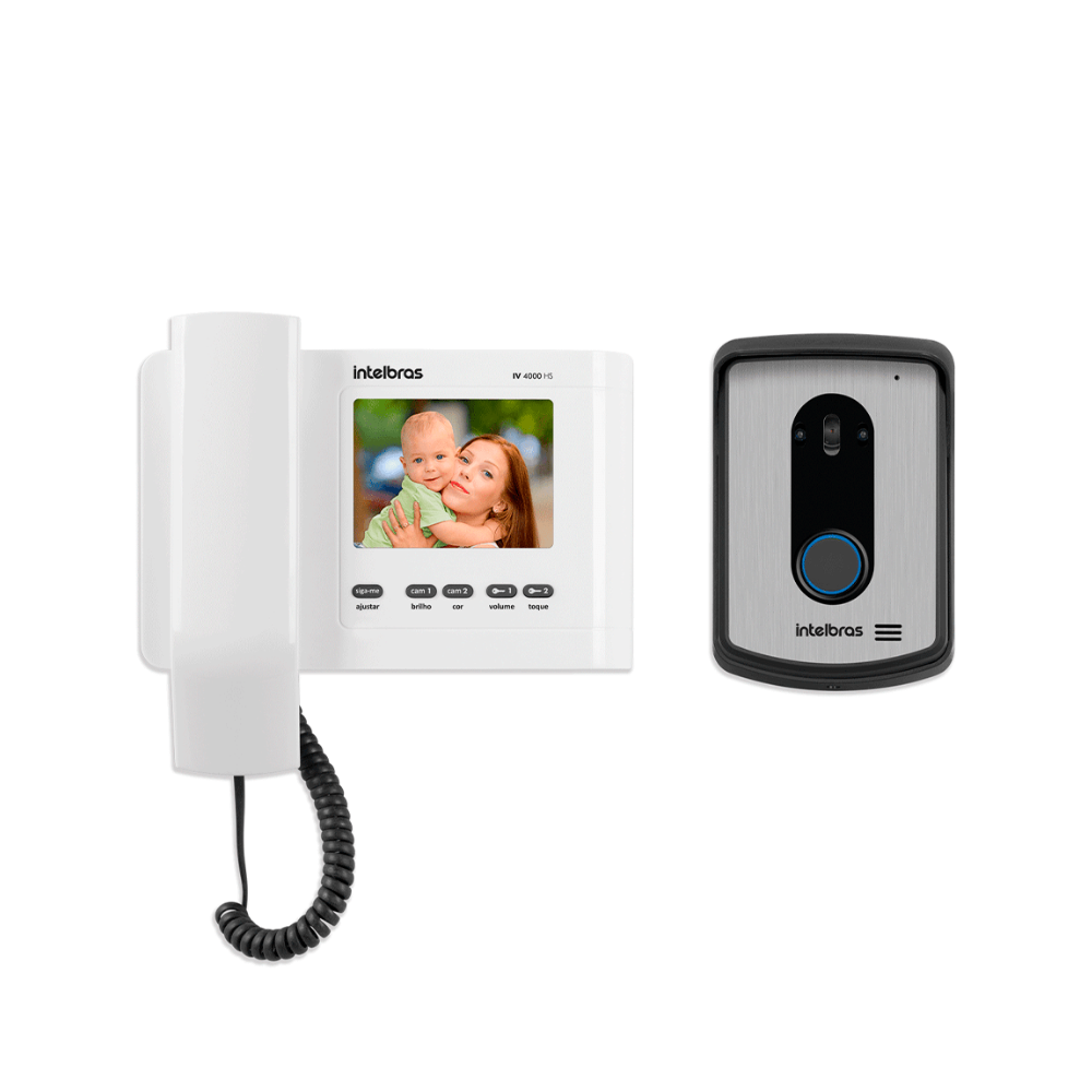 Videoporteiro Residencial com Interfone IV 4010 HS Intelbras - 4520020