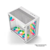 Gabinete Gamer C3Tech Aquarius Mid Tower Com frente e lateral em Vidro Temperado S/ Fonte Branco - MT-G910WH