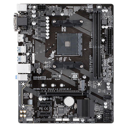 Placa Mae AMD Gigabyte GA-A320M-S2H DDR4 Socket AM4