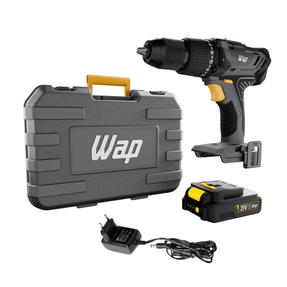 Parafusadeira e Furadeira de Impacto Wap 21V - K21 ID03