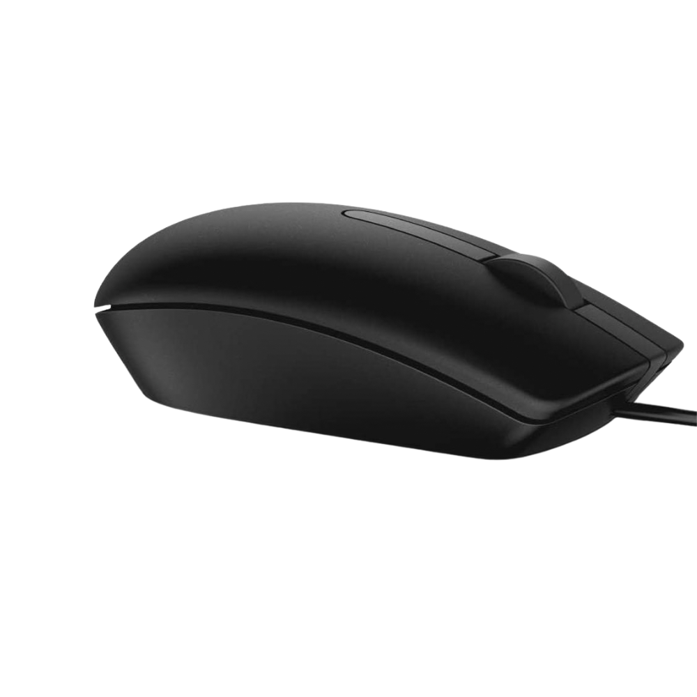 Mouse Usb Com Fio Preto Dell 1000 Dpi - MS116