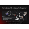 Fone de Ouvido Gamer PCYes Tyet Intra-auricular  C/ Microfone P3 1,6m Prata  - FPTY1DD