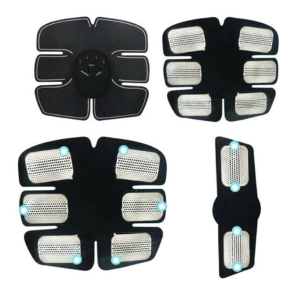 Estimulador Muscular Eletrico Corporal Abdômen E Braços Grasep - D-EM01
