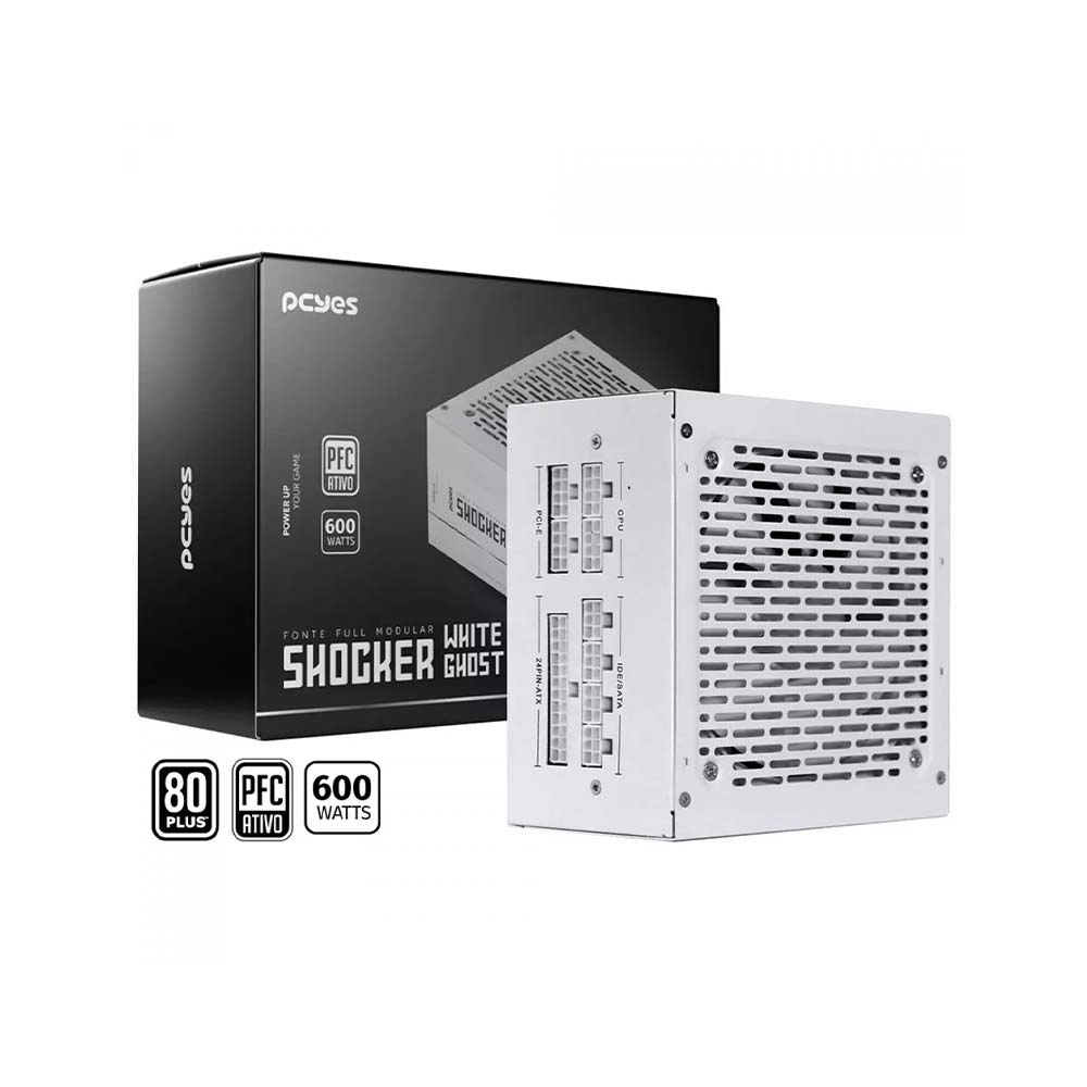 Computador Gamer Truedata Amd Ryzen 5 8500G 5.0Ghz Turbo Ddr5 16gb Ssd 480Gb Nvme Rtx 3050 8Gb Fonte 600W Branco
