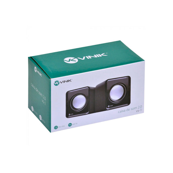 Caixa De Som 2.0 Usb Vinik 5V 2X 1W - VS-01