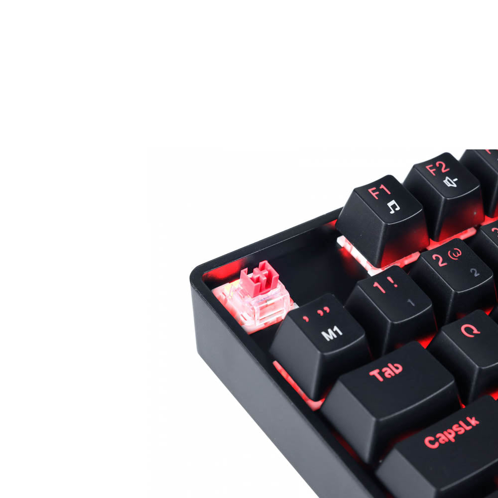 Teclado Gamer Mecanico PCYes TKL Neron Outemu Preto Led Vermelho - PNOHRDV