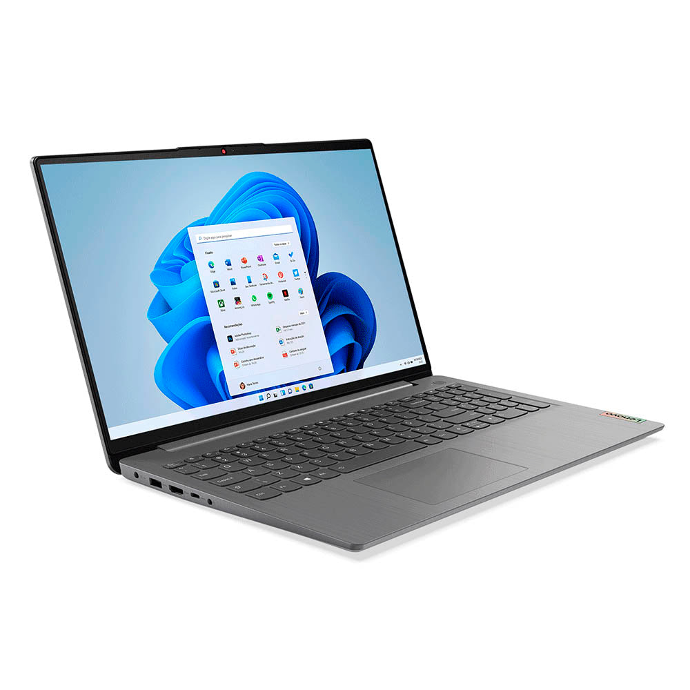 Notebook Lenovo Ultrafino IdeaPad 3i Intel Core I5-1135G7 8gb 256gb Ssd Win11 Home 15.6 Pols Cinza