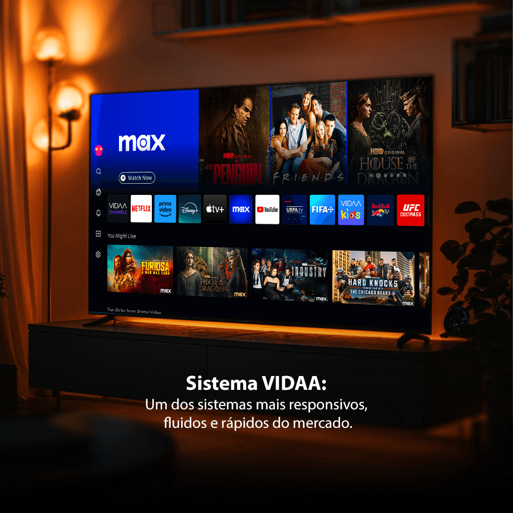 Smart TV Led Semp 58" 4K UHD Wi-fi USB HDMI