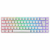 Teclado Gamer Mecanico Akko 3068B Plus White Switch Akko Orange RGB Branco