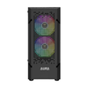 Gabinete Gamer Gamdias Mid Tower Aura GC7 Preto Com Lateral em Vidro Temperado + 3 Fans ARGB