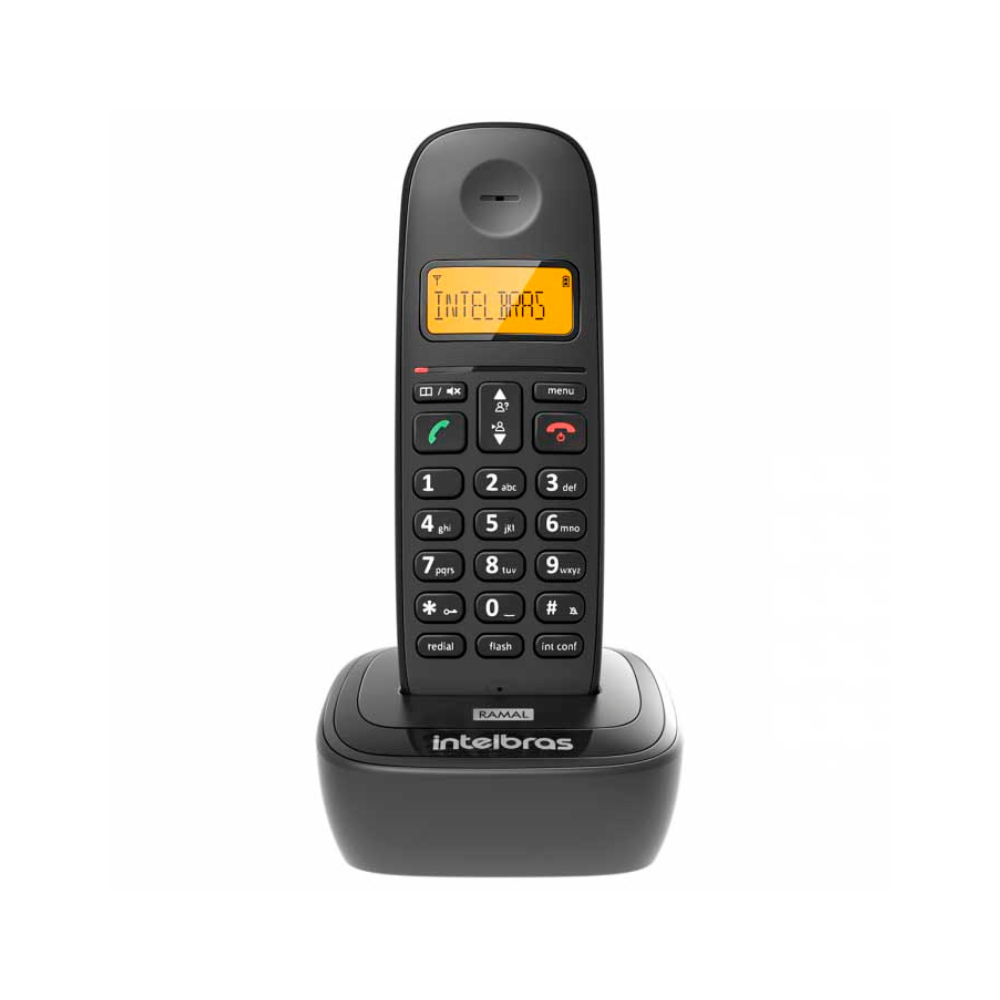 Telefone Ramal Sem Fio Intelbras Ts2511 Preto Ident De Chamadas - 4122511