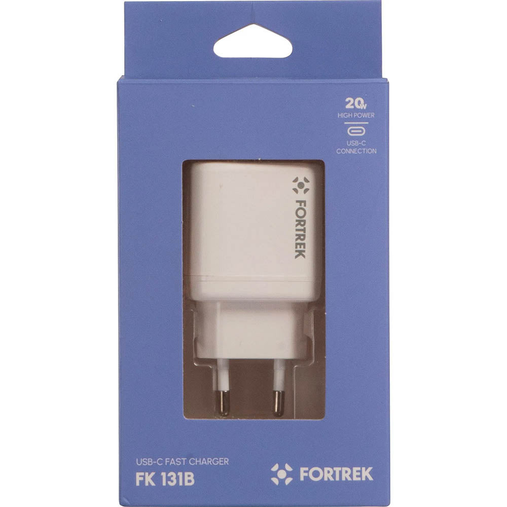 Carregador De Parede Usb-C Fortrek FK 131B 20w - 82661