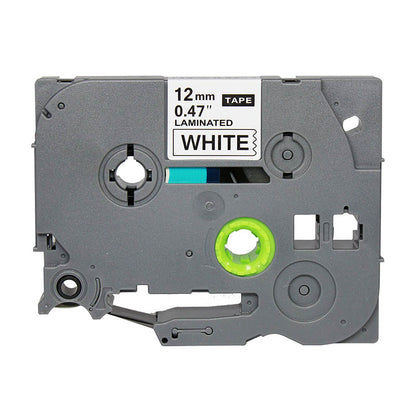Fita Para Etiquetadora Brother Labelpros Aze23 Tae231 12mm Branca - Tze231 Compativel