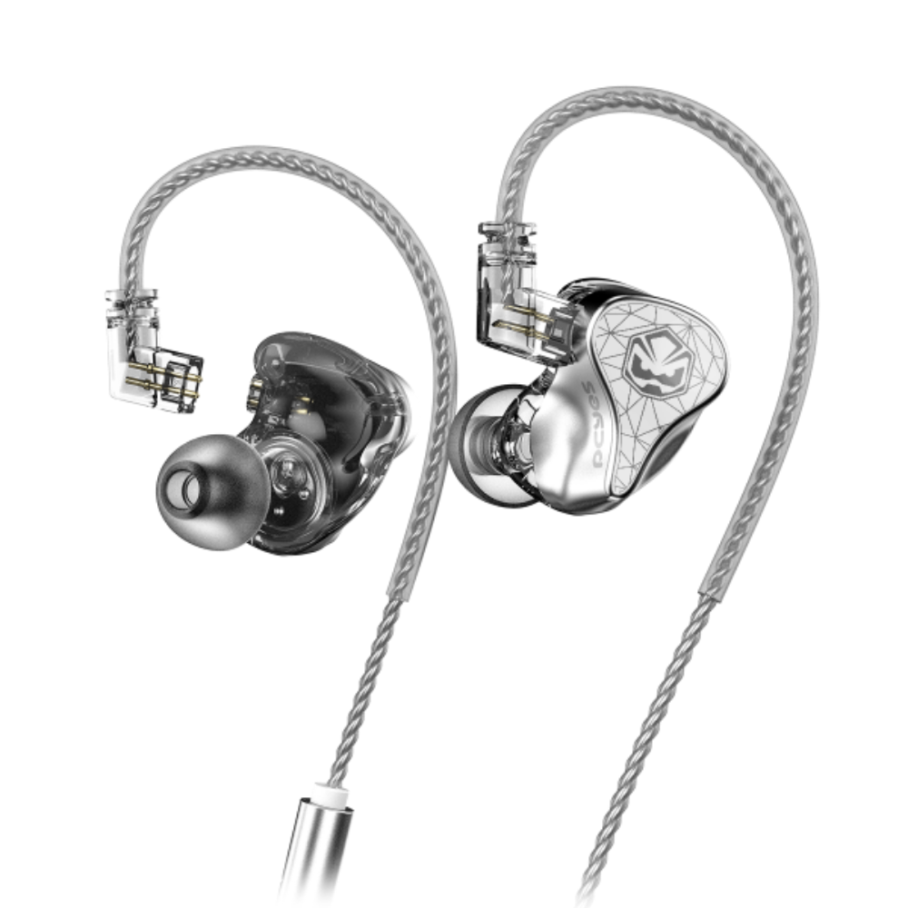 Fone de Ouvido Gamer PCYes Tyet Intra-auricular  C/ Microfone P3 1,6m Prata  - FPTY1DD