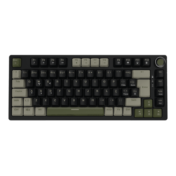 Teclado Gamer Mecanico PCYes Arkeum 75% Switch Blue Cammo Edition - AKCM75BBR