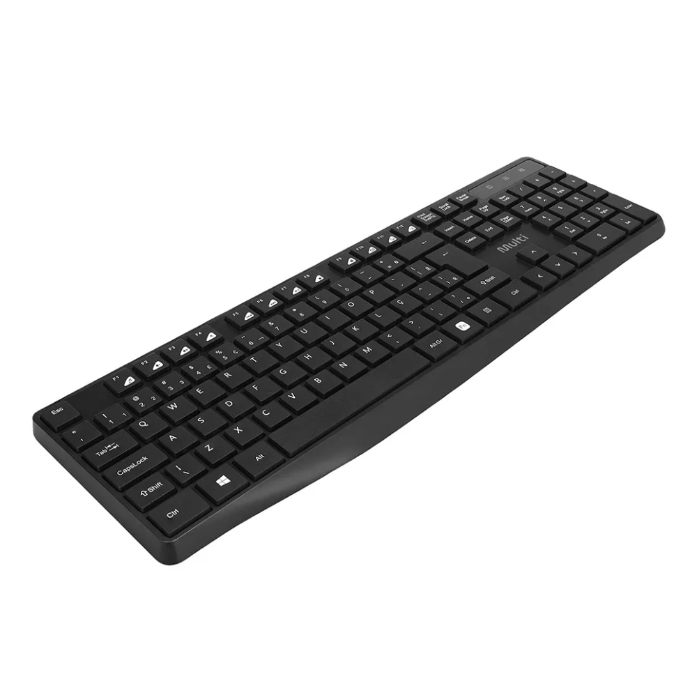 Teclado Sem Fio Wireless Multi C/ Teclas Multimídia 2.4 GHz Preto - TC611