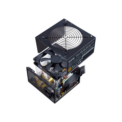 Fonte Real Atx 500w Cooler Master MWE 80 Plus Bronze PFC Ativo Preto -  MPE-5001-ACAAB-WO