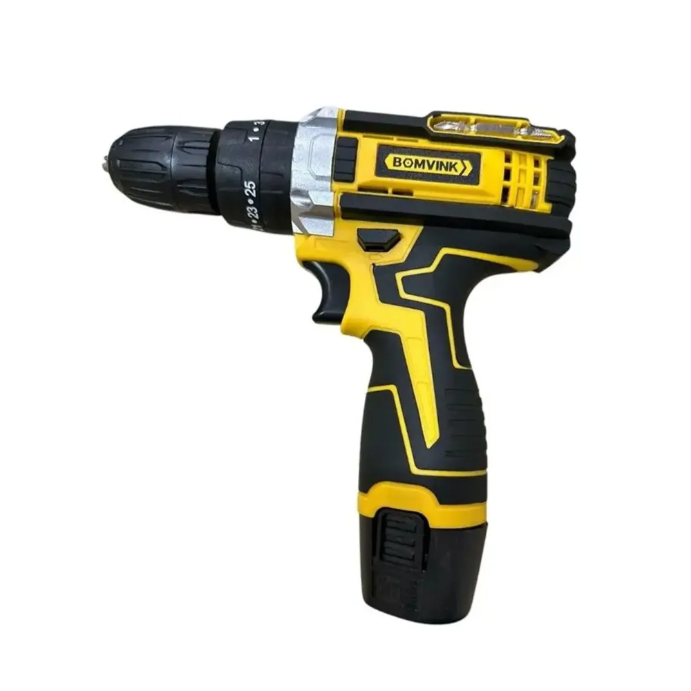 Parafusadeira e Furadeira C/ 2 Baterias Bomvink 12V 1.3Ah - BOM-9960
