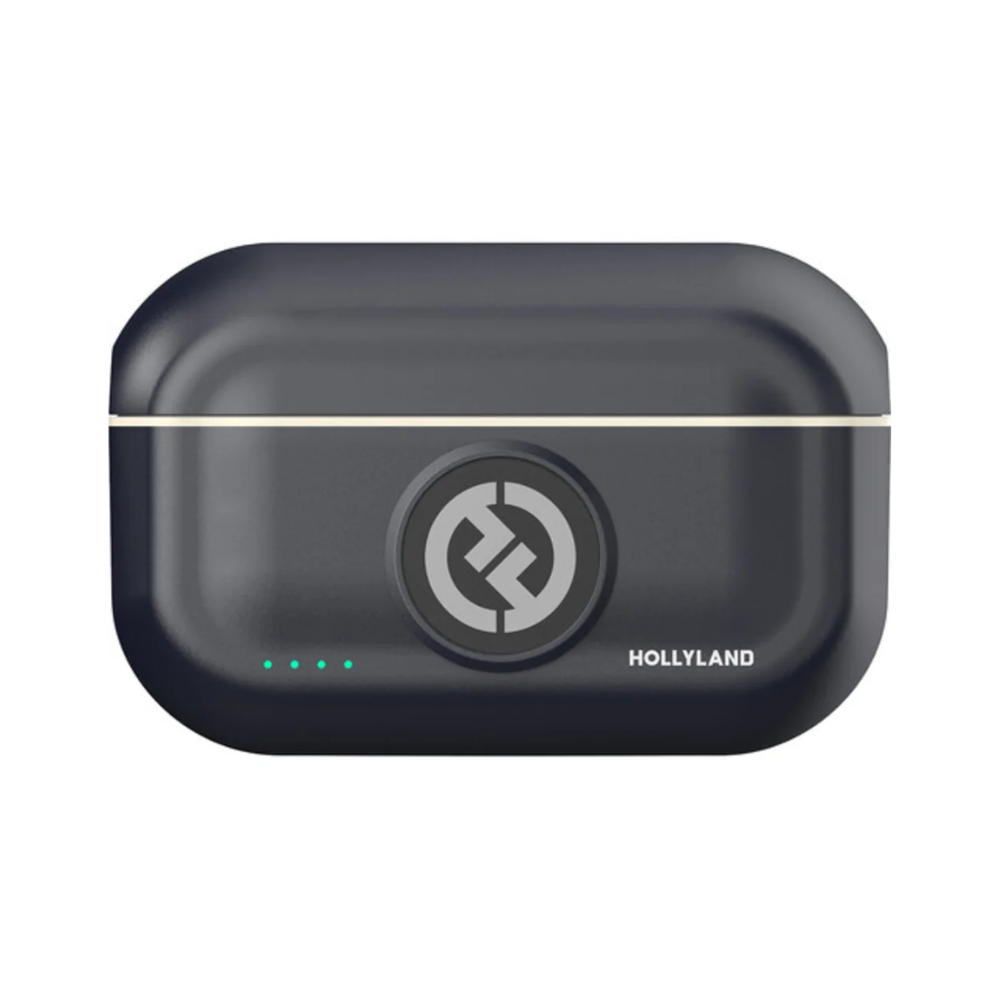 Microfone Sem Fio Wireless Lapela Tipo C Holyland Lark M2 Duo C/ 2 Microfones e Base de Carregamento