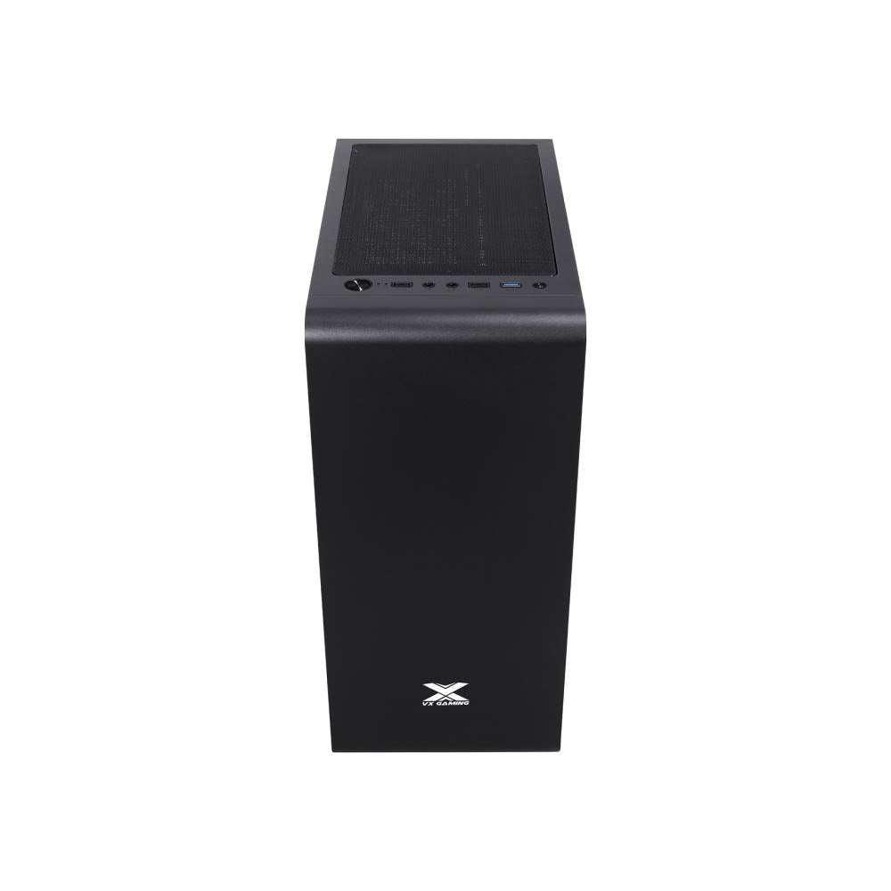 Gabinete Gamer VX Gaming Vaux Preto Com Lateral em Vidro Temperado - 36257