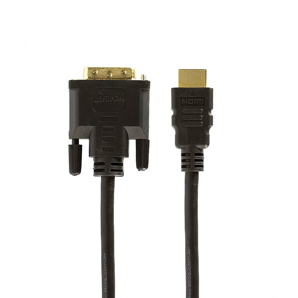 Cabo Adaptador Dvi  Hdmi 3mts