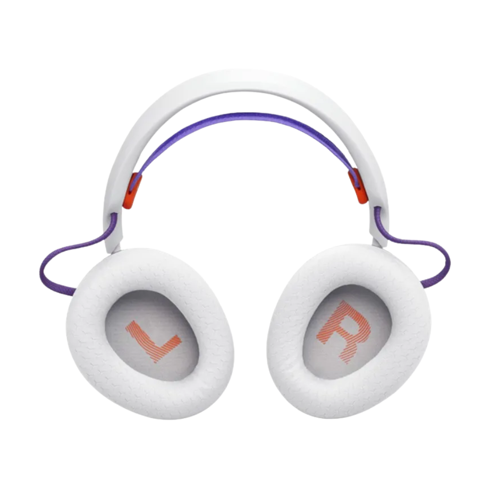 Headset Gamer Jbl Quantum 650 Wireless / Bluetooth / Tipo C Branco - JBLQTUM650WHT