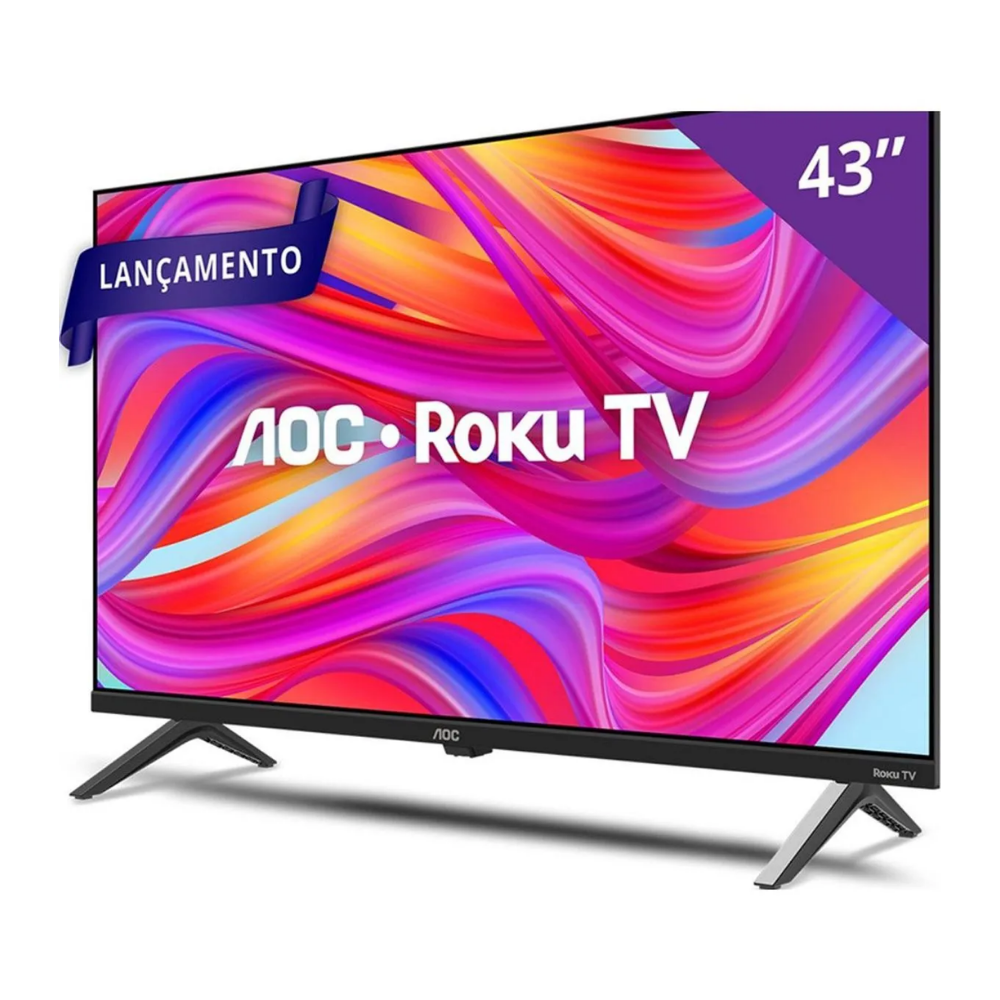 Smart TV Led AOC Roku TV 43" Full HD Wi-fi USB HDMI - 43S5155/78G