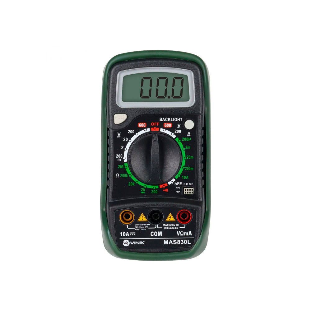 Multimetro Digital Vinik Com Data Hold 4 Digitos - MAS830L