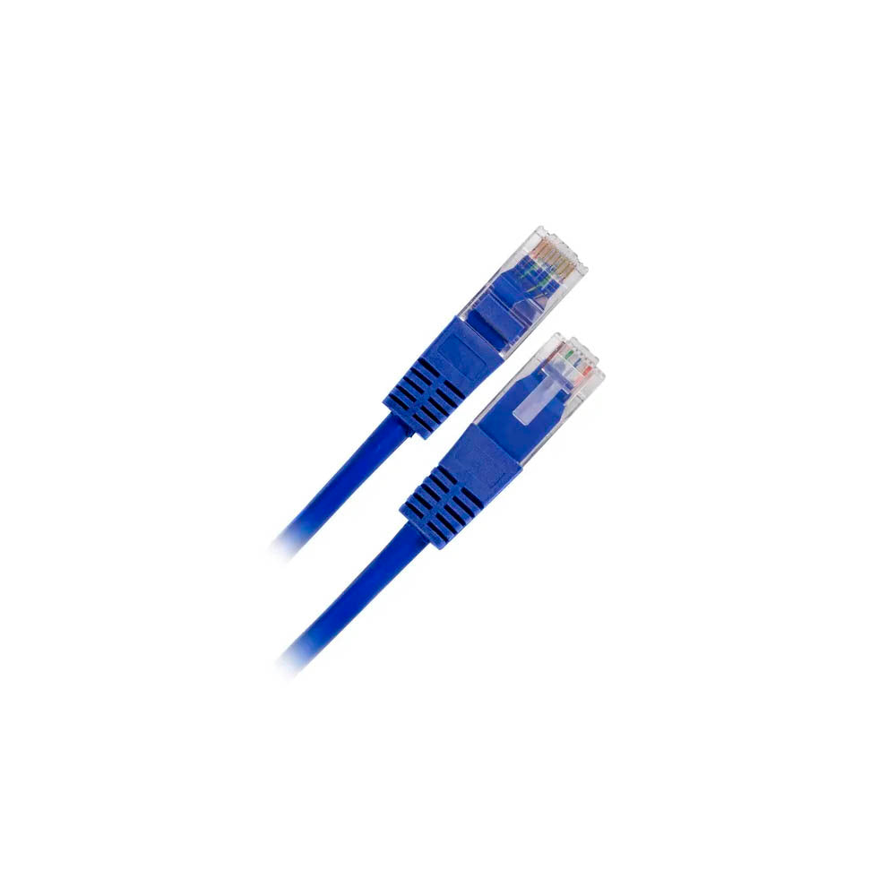 Patch Cord Cabo De Rede Rontek 20m Cat5-E Azul - 71304