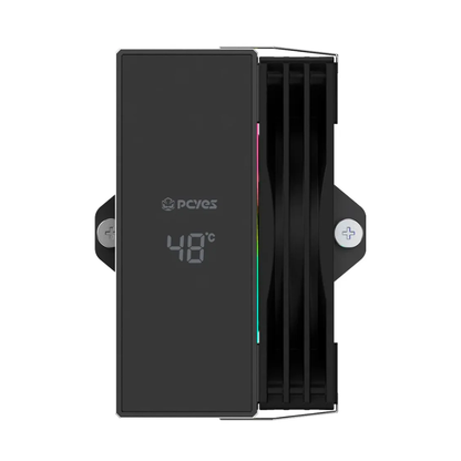 Cooler Para Processador Universal PCYes Black Vulcan ARGB c/ Display TDP 180W - ACDLYBV
