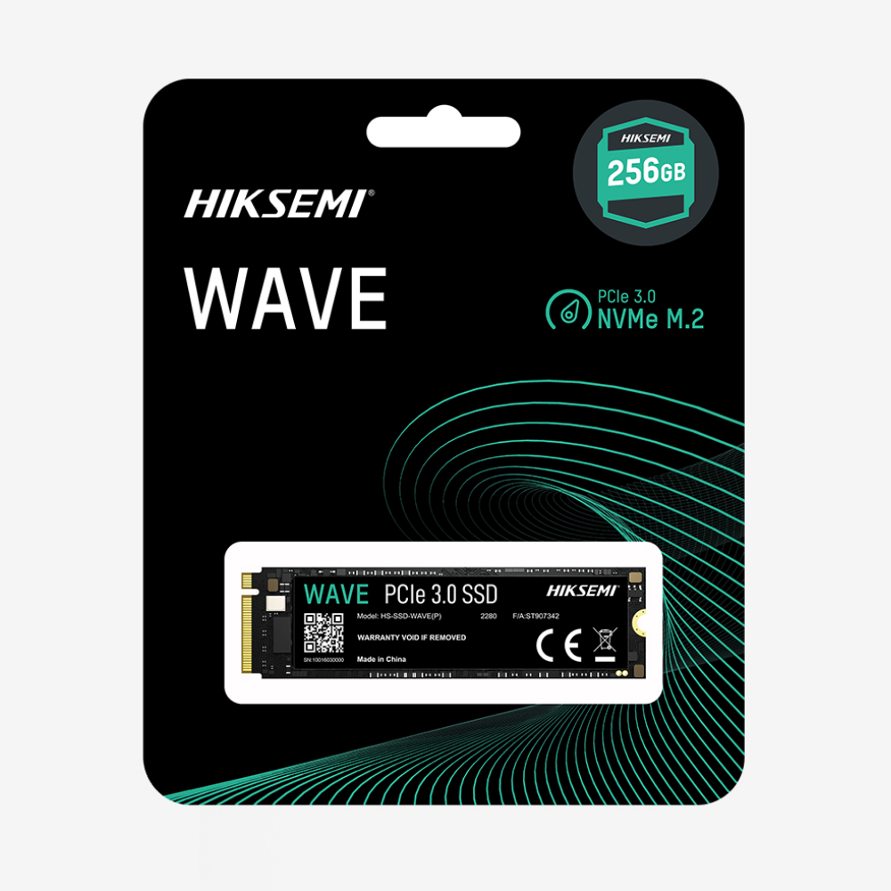 Ssd M.2 NVMe 256gb (240gb) Hiksemi 2280 Wave 2280 Mb/s - HS-SSD-WAVE  (P) 256G