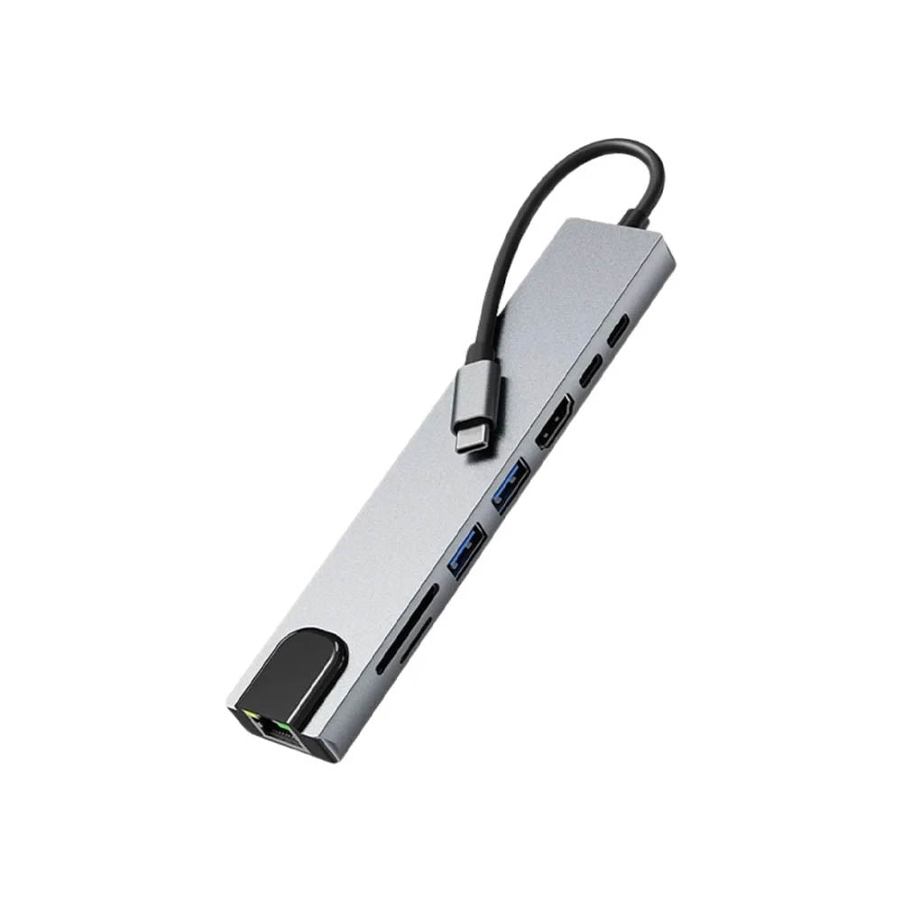 Hub USB Tipo C P/ HDMI + 2 Portas Usb + USB-C + Power Delivery 100W + SD Tomate - MTV-619