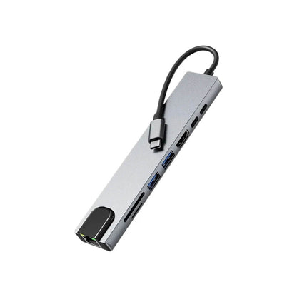 Hub USB Tipo C P/ HDMI + 2 Portas Usb + USB-C + Power Delivery 100W + SD Tomate - MTV-619 Truedata