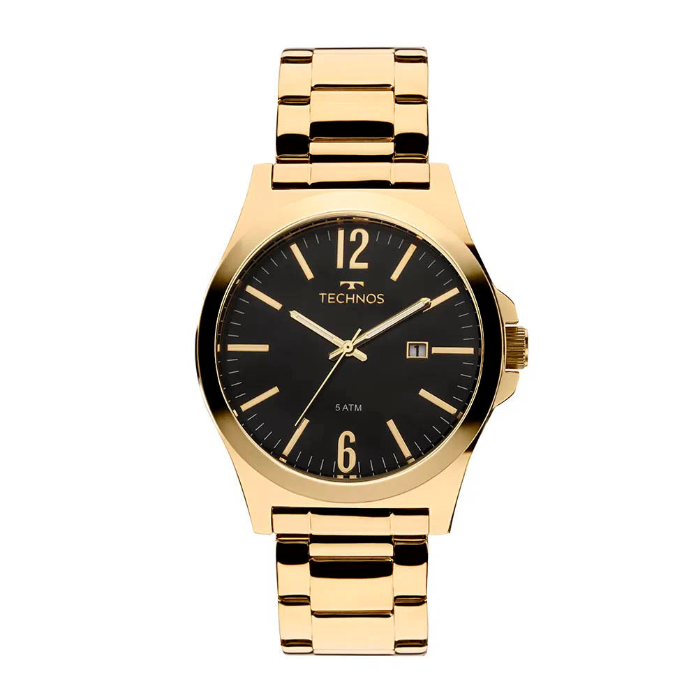 Relógio de Pulso Technos Steel em Aço Dourado - 2115LAN/4P