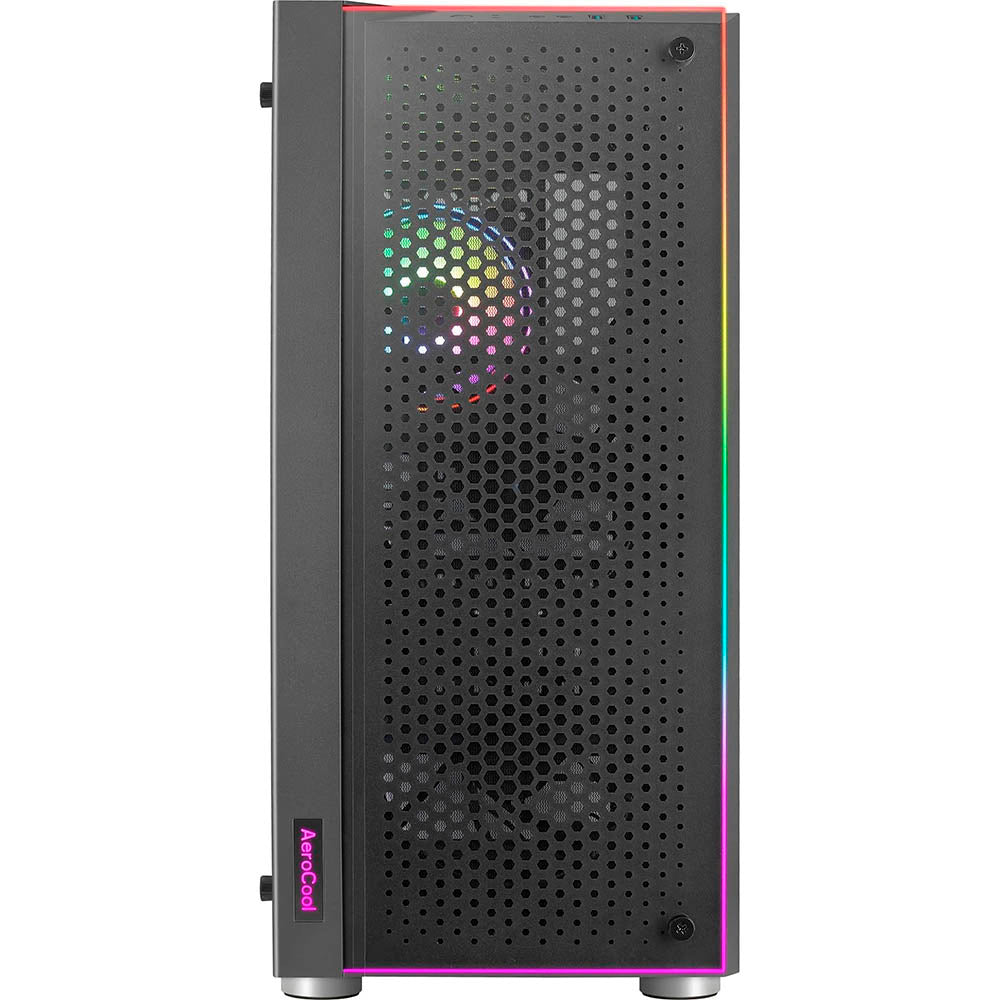 Gabinete Gamer Aerocool Skribble Mid Tower Rgb Com lateral em Vidro Temperado - Pn 78107