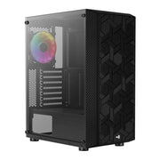 Gabinete Gamer Aerocool Mid Tower Hive Com lateral acrílico - Pn 72997