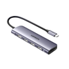 Adaptador USB Tipo C Ugreen 6 Portas 3X Usb 1x Hdmi C/ Leitor de Cartão SD / Micro Sd - CM511