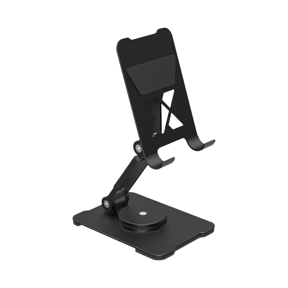 Suporte de Mesa Para Celular ou Tablet com Ajuste de Rotação e Inclinação - JYC-189